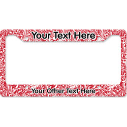 Swirl License Plate Frame - Style B (Personalized)