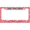 Swirl License Plate Frame - Style B (Personalized)