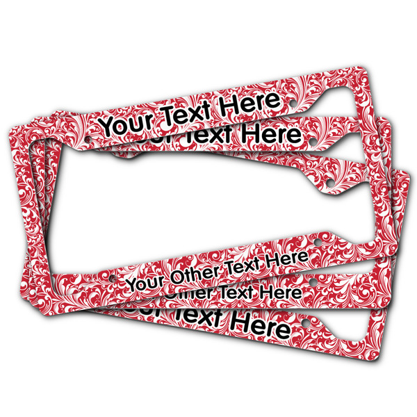 Swirl License Plate Frames - (PARENT MAIN)