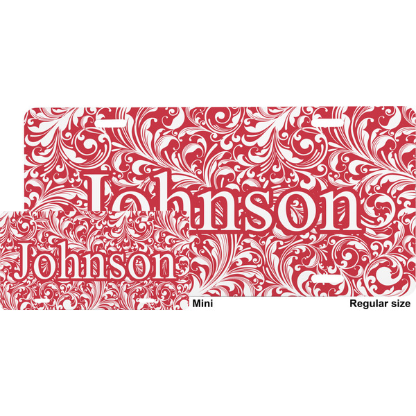 Swirl License Plate (Sizes)