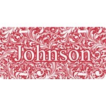 Swirl Front License Plate (Personalized)