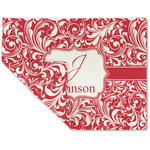 Swirl Double-Sided Linen Placemat - Single w/ Name and Initial