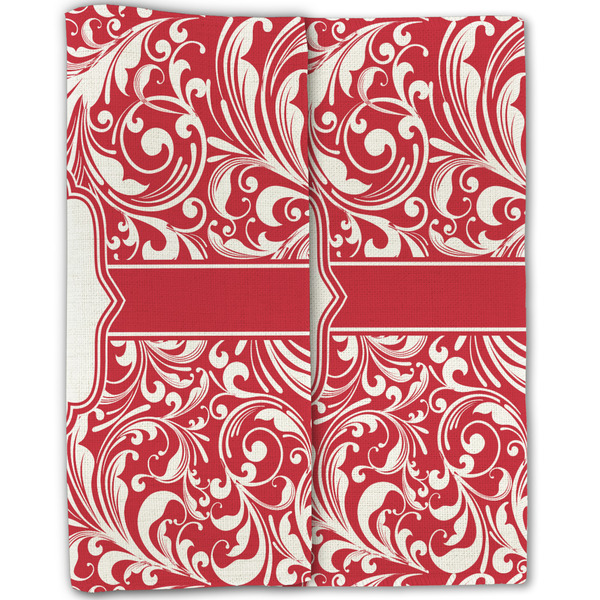 Swirl Linen Placemat - Folded Half (double sided)