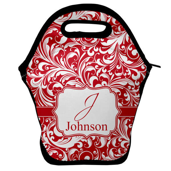 Custom Swirl Lunch Bag w/ Name and Initial