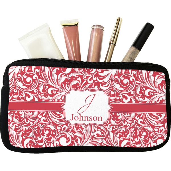 Custom Swirl Makeup / Cosmetic Bag - Small (Personalized)