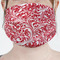 Swirl Mask - Pleated (new) Front View on Girl