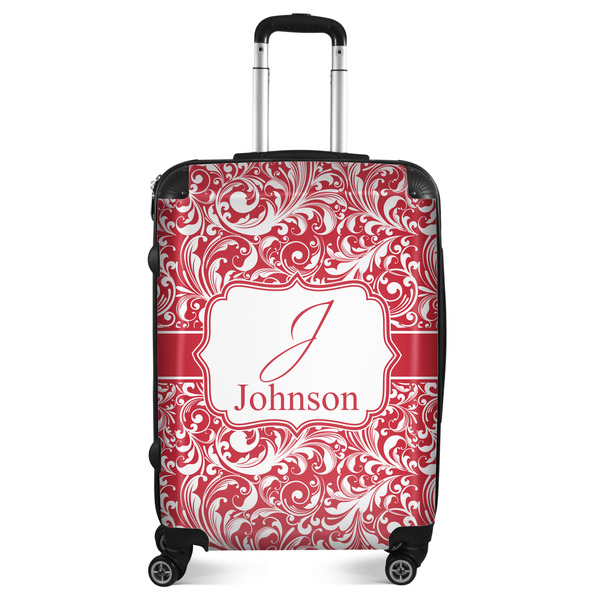 Custom Swirl Suitcase - 24" Medium - Checked (Personalized)