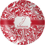 Swirl Melamine Salad Plate - 8" (Personalized)