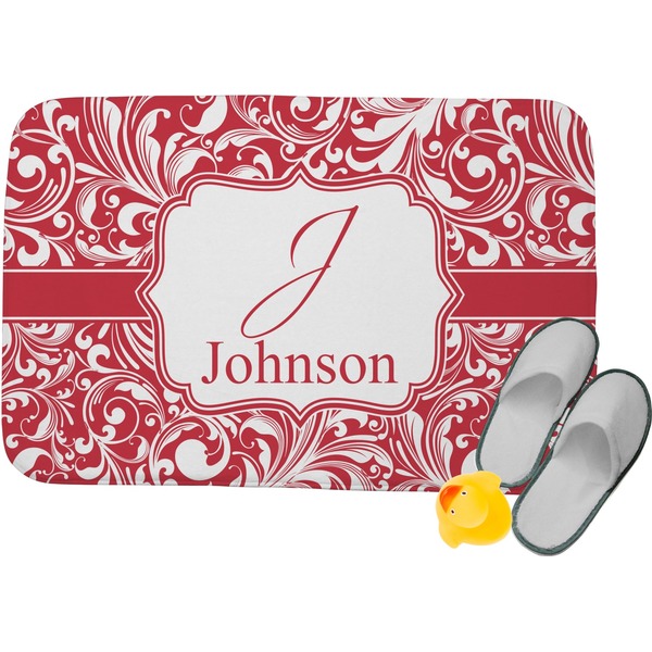 Custom Swirl Memory Foam Bath Mat (Personalized)