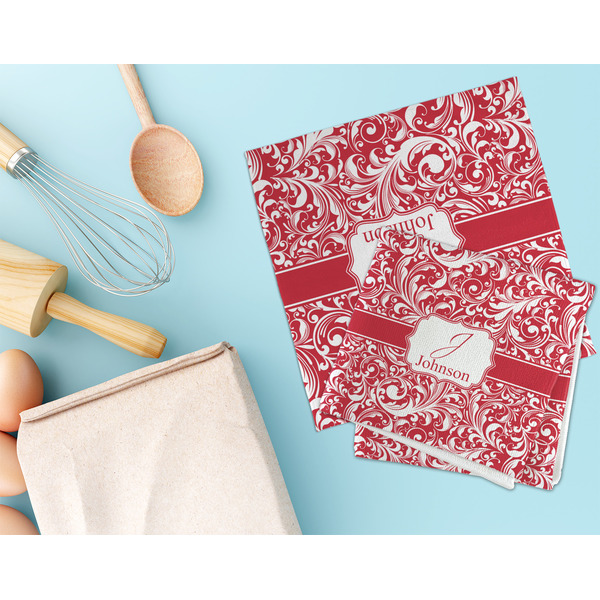 Swirl Microfiber Dish Rag - LIFESTYLE