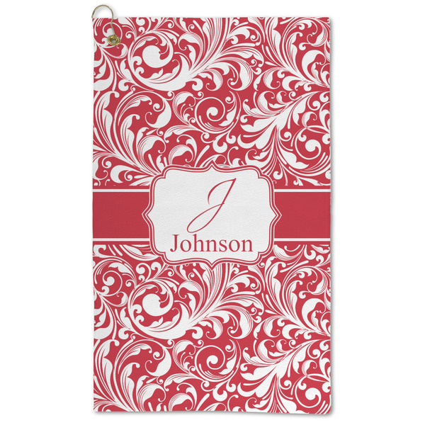 Custom Swirl Microfiber Golf Towel (Personalized)