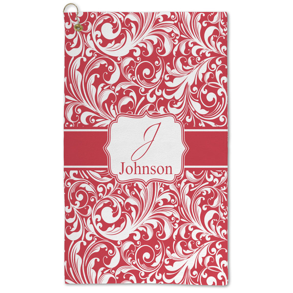 Custom Swirl Microfiber Golf Towel - Large (Personalized)