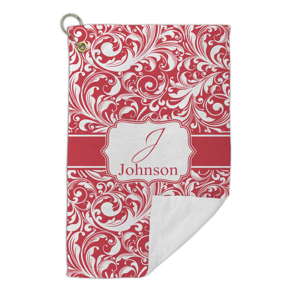 Swirl Microfiber Golf Towels Small - FRONT FOLDED