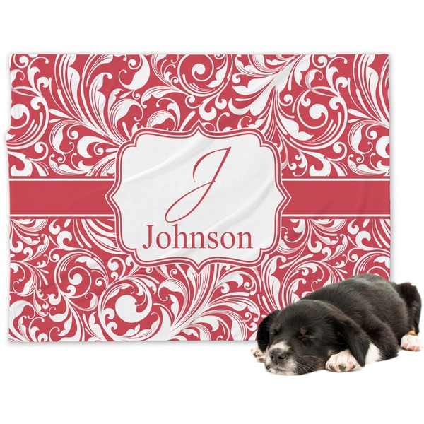 Custom Swirl Dog Blanket (Personalized)