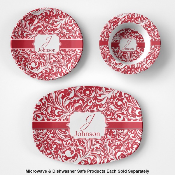 Swirl Microwave & Dishwasher Safe CP Plastic Dishware - Group