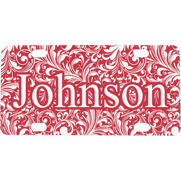 Custom Swirl Mini/Bicycle License Plate (Personalized)