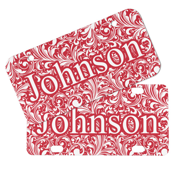 Swirl Mini License Plates - MAIN (4 and 2 Holes)