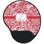 Swirl Mouse Pad with Wrist Support