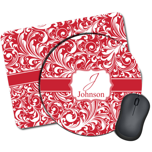 Custom Swirl Mouse Pad (Personalized)
