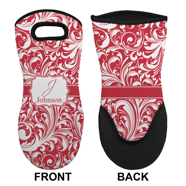 Swirl Neoprene Oven Mitt (Front & Back)