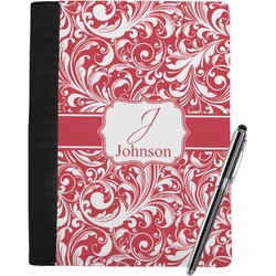 Swirl Notebook Padfolio - Large w/ Name and Initial