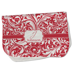 Swirl Burp Cloth - Fleece w/ Name and Initial