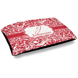 Swirl Dog Bed w/ Name and Initial