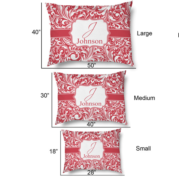 Swirl Outdoor Dog Beds - SIZE CHART