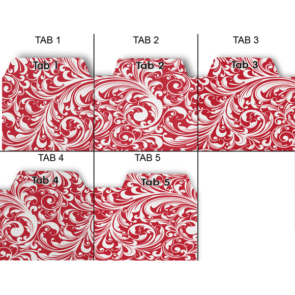 Swirl Page Dividers - Set of 5 - Approval
