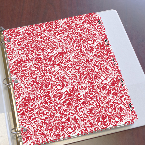 Swirl Page Dividers - Set of 5 - In Context