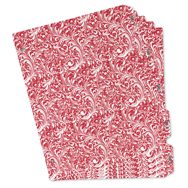 Custom Swirl Binder Tab Divider Set (Personalized)
