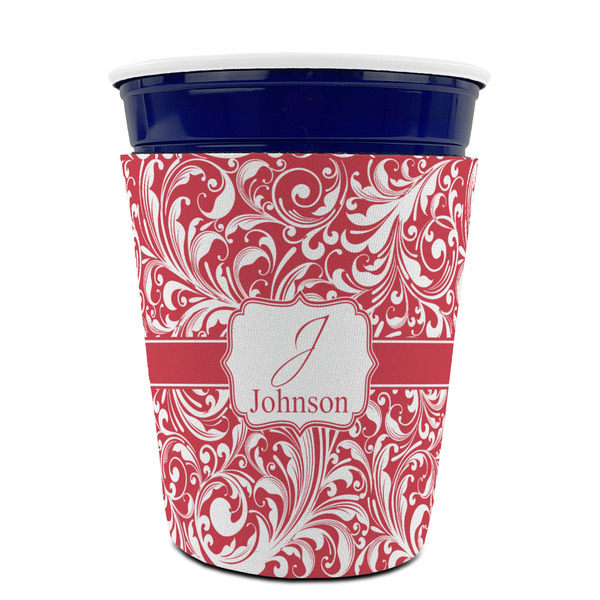 Swirl Party Cup Sleeves - without bottom - FRONT (on cup)