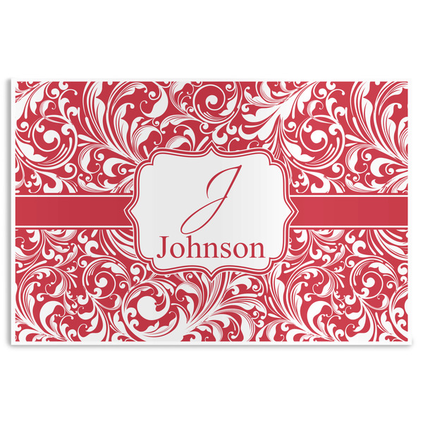 Custom Swirl Disposable Paper Placemats (Personalized)