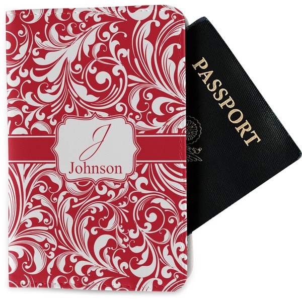 Custom Swirl Passport Holder - Fabric (Personalized)