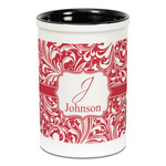 Swirl Ceramic Pencil Holders - Black