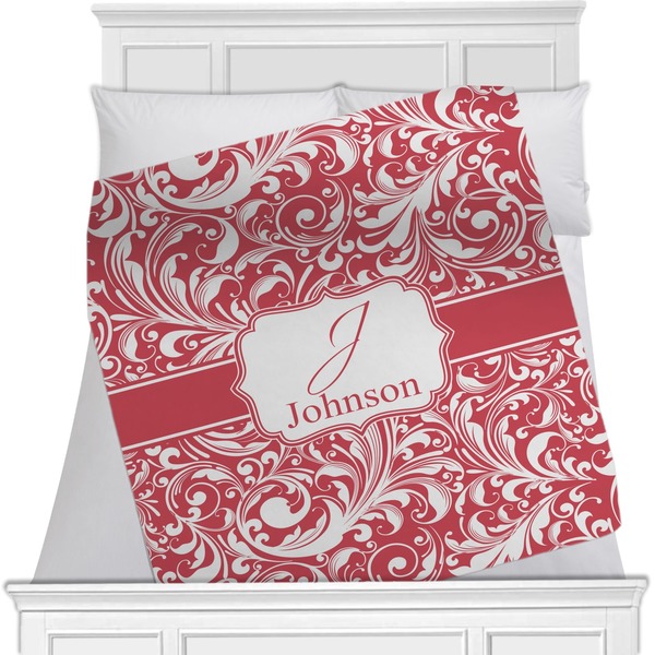 Custom Swirl Minky Blanket (Personalized)