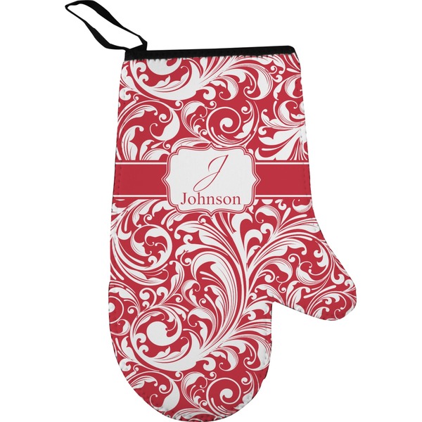 Swirl Personalized Oven Mitt