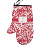 Swirl Left Oven Mitt (Personalized)