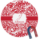 Swirl Round Fridge Magnet (Personalized)