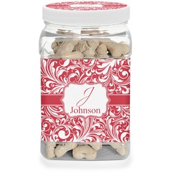 Swirl Dog Treat Jar (Personalized)