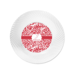 Swirl Plastic Party Appetizer & Dessert Plates - 6" (Personalized)