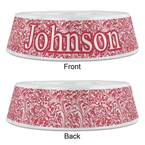 Swirl Plastic Pet Bowls - Large - APPROVAL