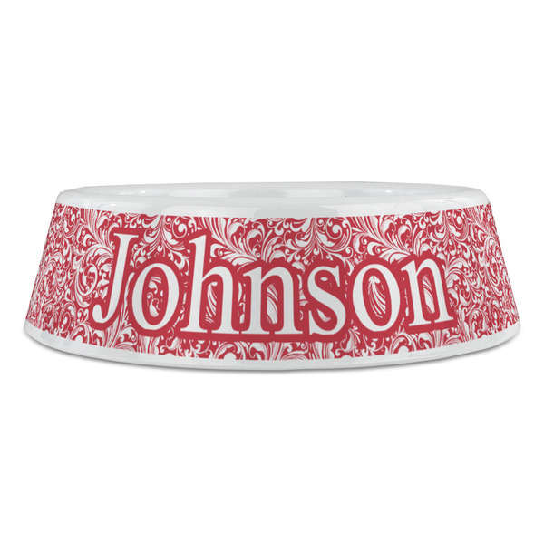 Swirl Plastic Pet Bowls - Large - FRONT