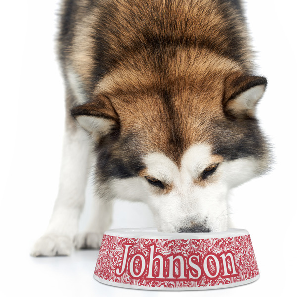 Swirl Plastic Pet Bowls - Large - LIFESTYLE