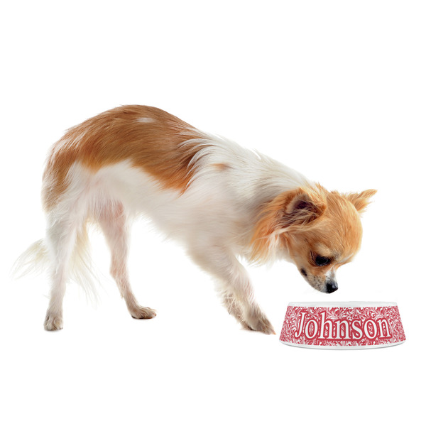 Swirl Plastic Pet Bowls - Small - LIFESTYLE