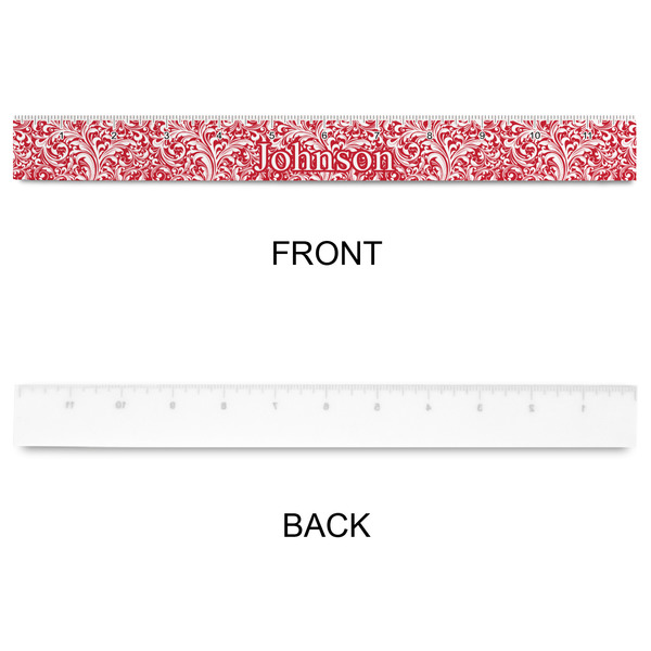 Swirl Plastic Ruler - 12" - APPROVAL