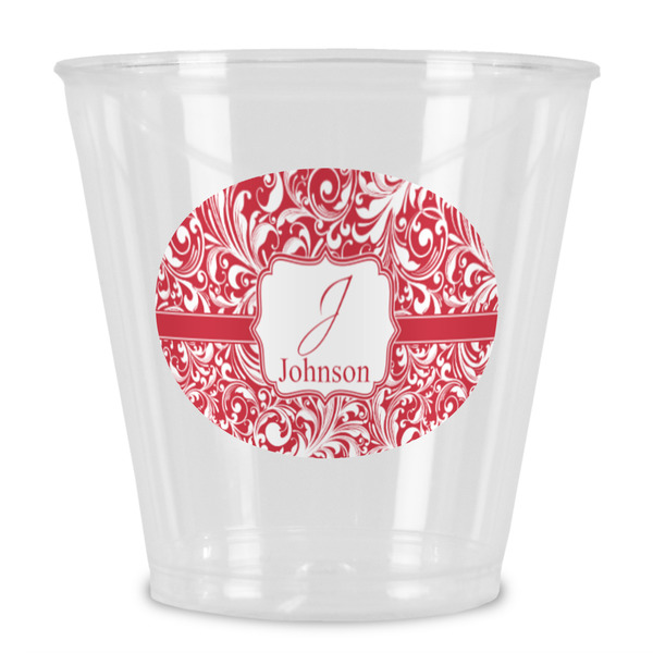 Custom Swirl Plastic Shot Glass (Personalized)