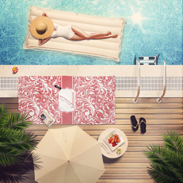 Swirl Pool Towel Lifestyle