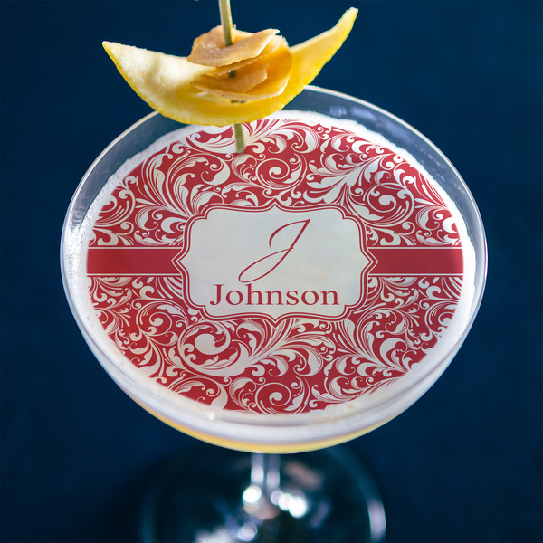 Swirl Printed Drink Topper - XLarge - In Context