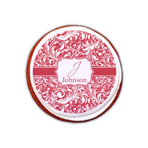 Swirl Printed Icing Circle - XSmall - On Cookie